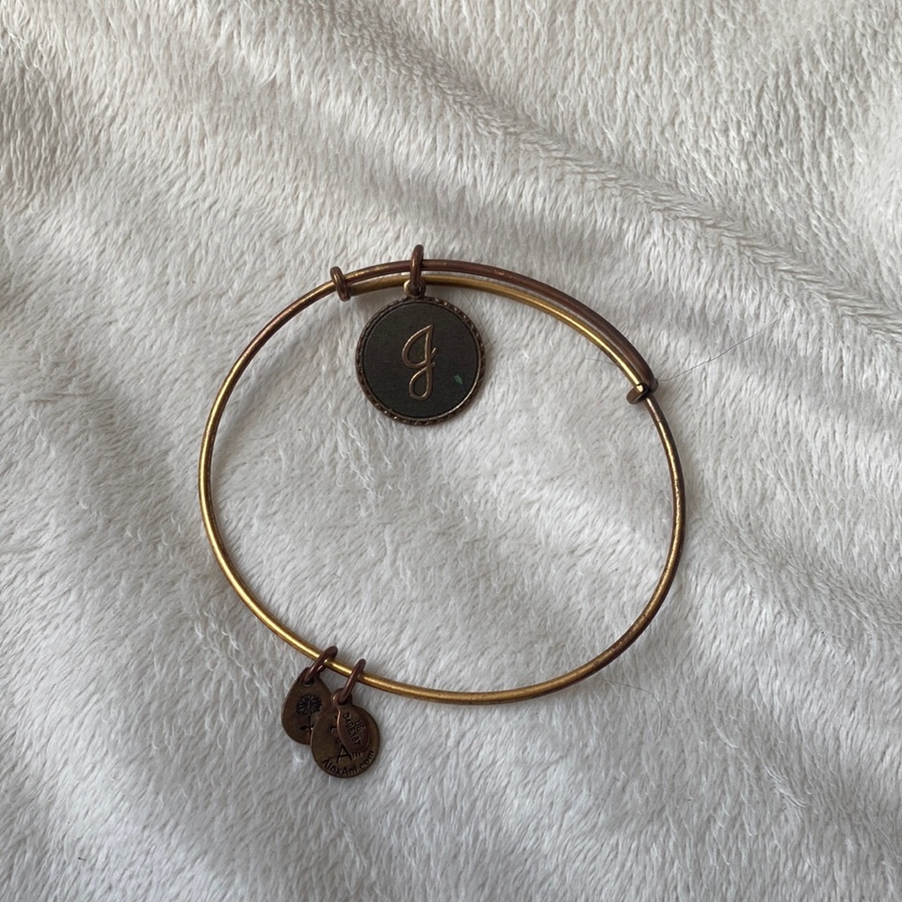 Alex and ani J bracelet